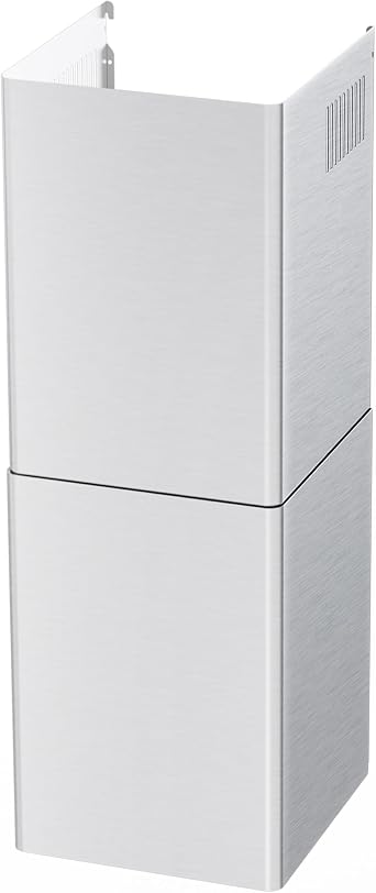 Range Hood Extension Chimney FGS-TG33S-ZST, Stainless Steel Wall Mount Chimney Extension for FIREGAS Range Hood FGS-USG33Y75AC