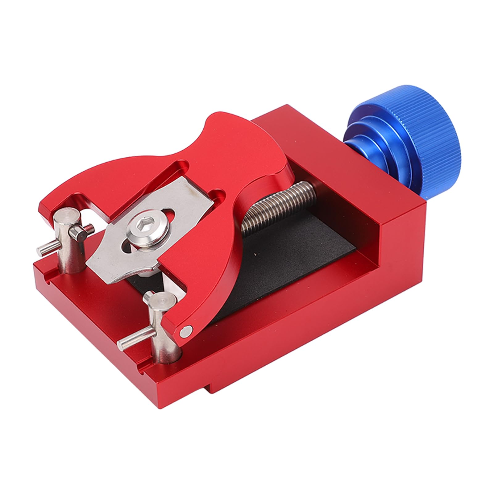 kit riparazione orologi Strumento Porta Orologio In Acciaio Inossidabile Con Cuscinetto In Gomma: Morsetto Per Versatile Per Orologiai E Appassionati Di Riparazioni attrezzi orologiaio