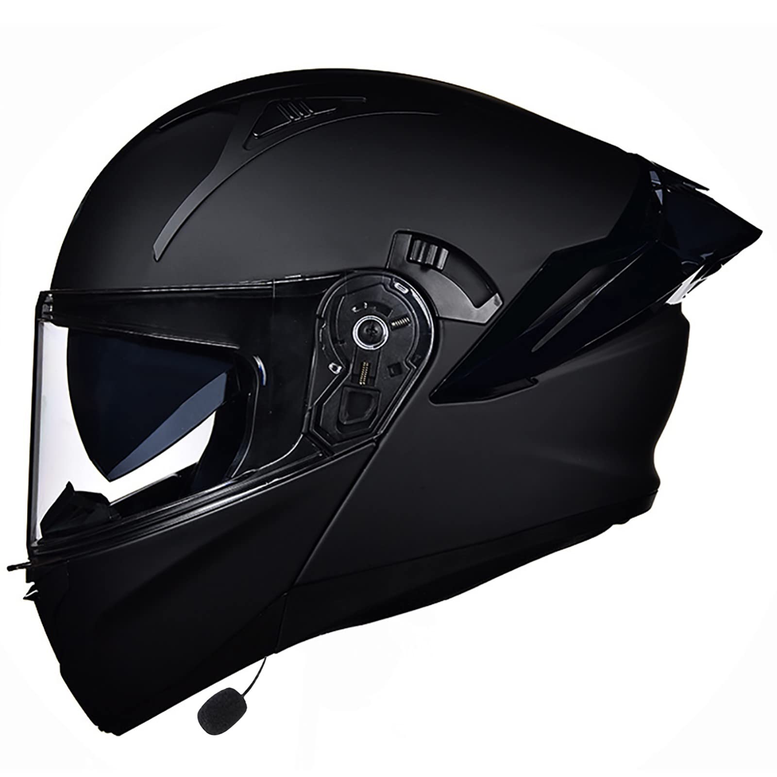 Buy Motorcycle Modular Full Face Integrated Bluetooth Helmet Flip Up Helmet,DOT Approved Dual
