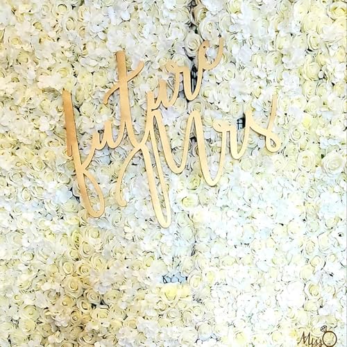 Future Mrs Sign for Backdrop,Wooden Bridal Shower Backdrop Sign, Miss to Mrs Wood Sign for Bachelorette Party Decor,Engagement Wedding Bridal Shower Party Supplies