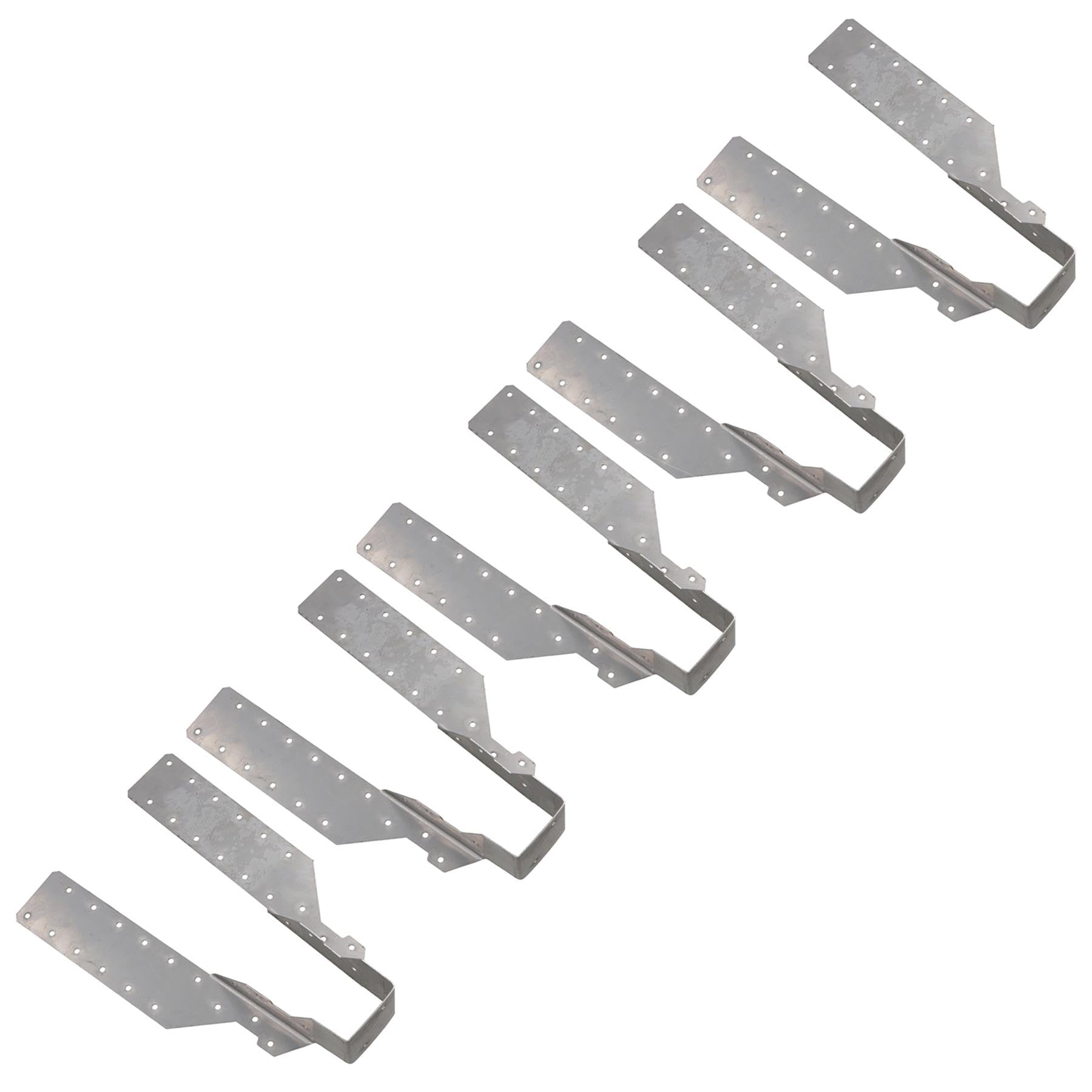 Stainless Steel Hanger Wood Joist Support Fixings Loft Beam Holder 47mm 5pc