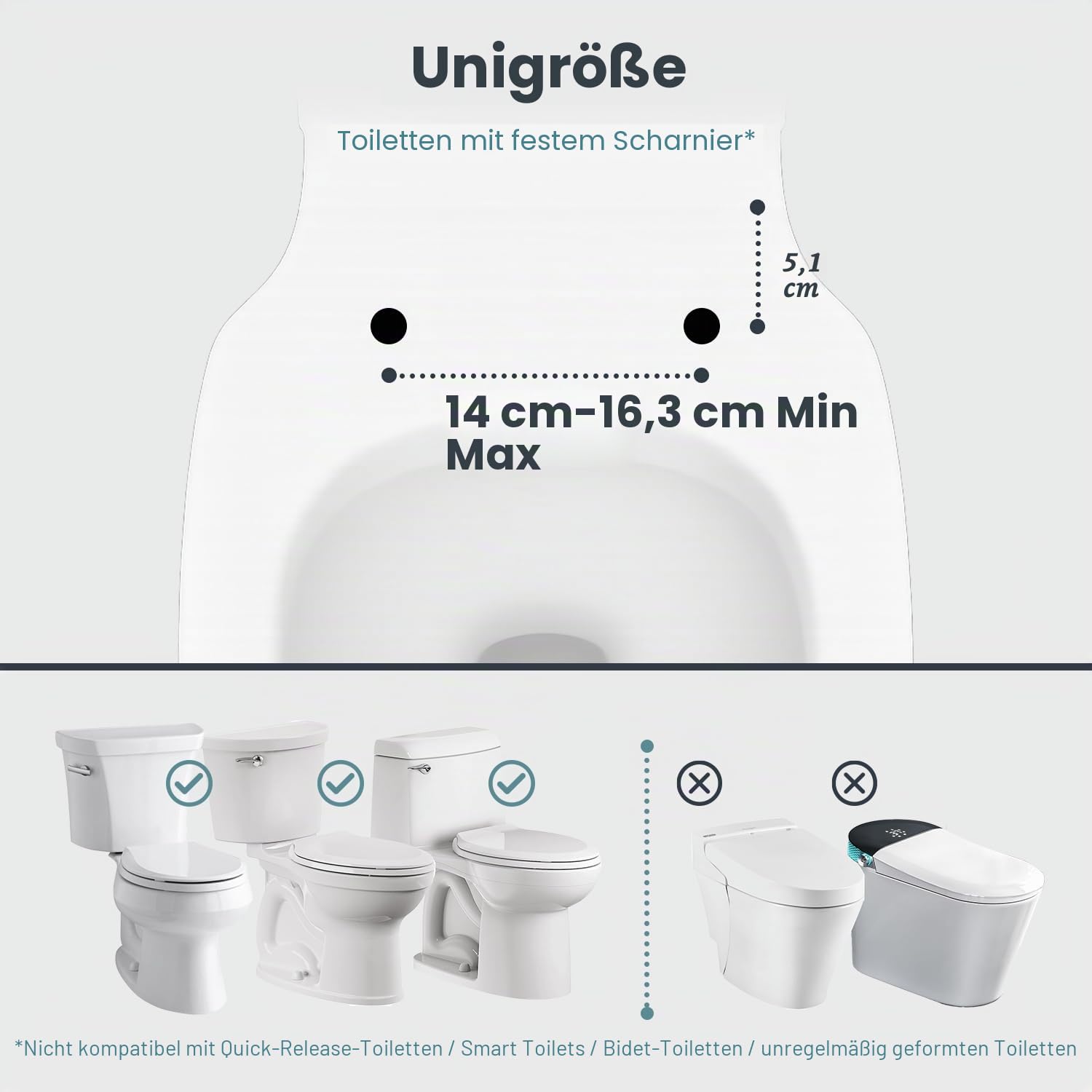 PELEGON WC-Sicherheitsschienen (113,4 kg) – Verstellbare Sicherheitsschienen, Toilettenstange für Senioren, WC-Sitz mit Griffen