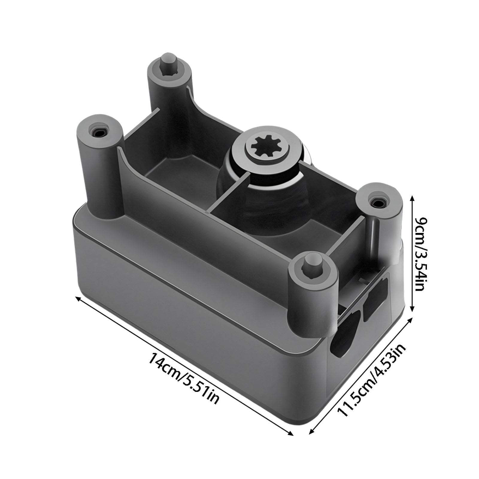 Generico Distributore Potenza in Uscita con divisore tensioni Multiple per Auto turistica elettrica costruito con Materiali ABS Resistenti Calore Distributore Potenza in Uscita per Carrello da Golf