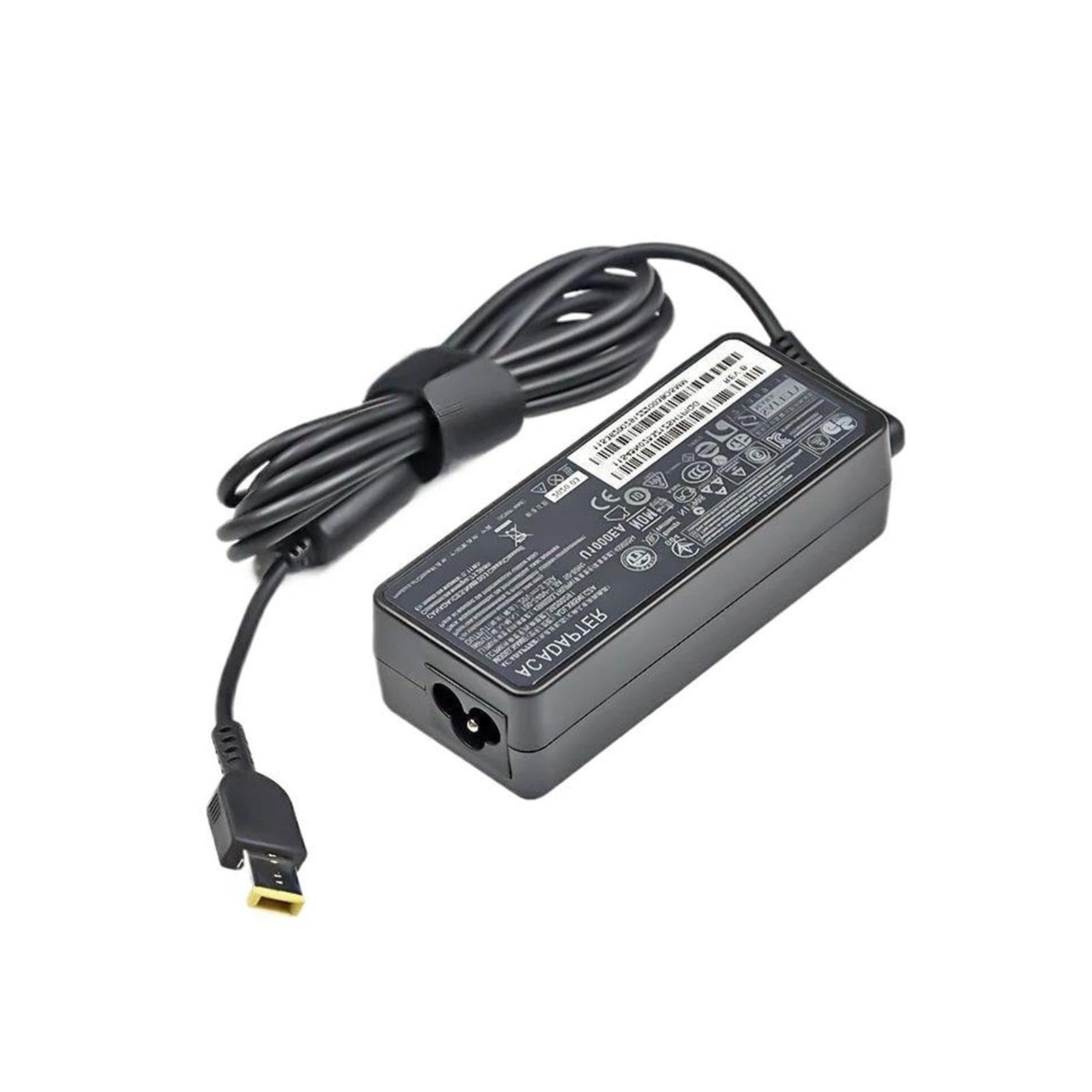 Adaptador De Corriente De Cargador De Vuelta De CA USB De 20V 3.25A 65W, Compatible con Lenovo, Compatible con Thinkpad, X301S X230S G500 G405 X1 Carbon E431 E531 T440s Yoga 13(100-240V AU Plug)