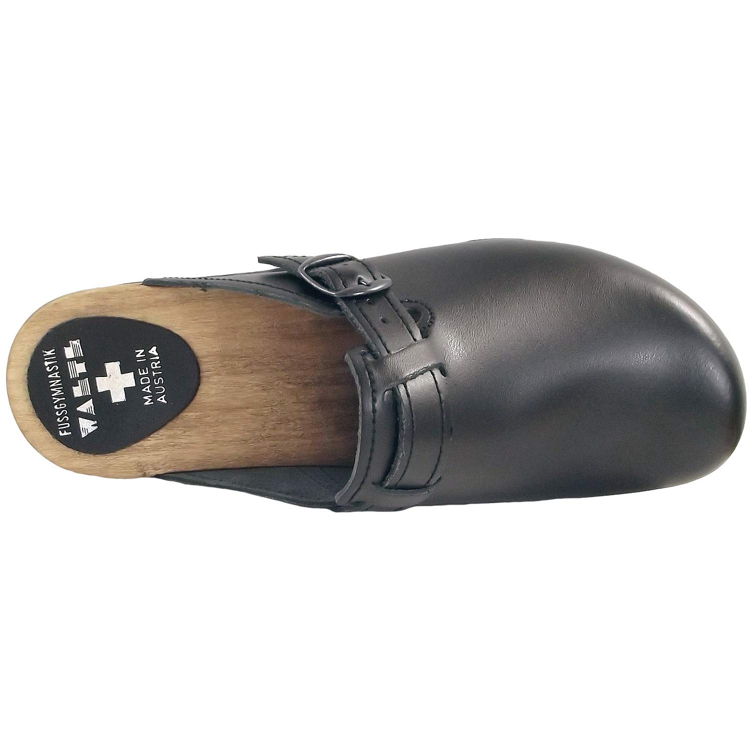 Adam 1608 - Zoccoli in legno da uomo, colore: Nero