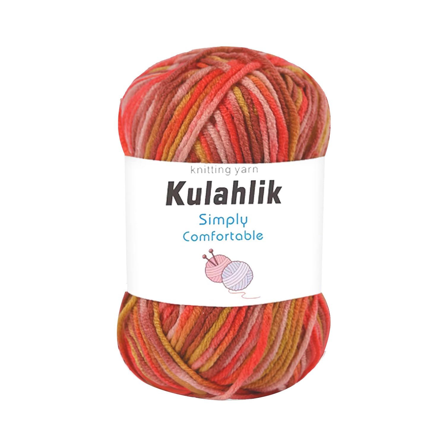 250g(5x50g) Acrylic Yarn for Crochet/Knitting, Colorful Gradient Yarn Thread, 5 Rolls Skeins, Perfect for Any Knitting Crochet and Crafts Mini Project — view 127
