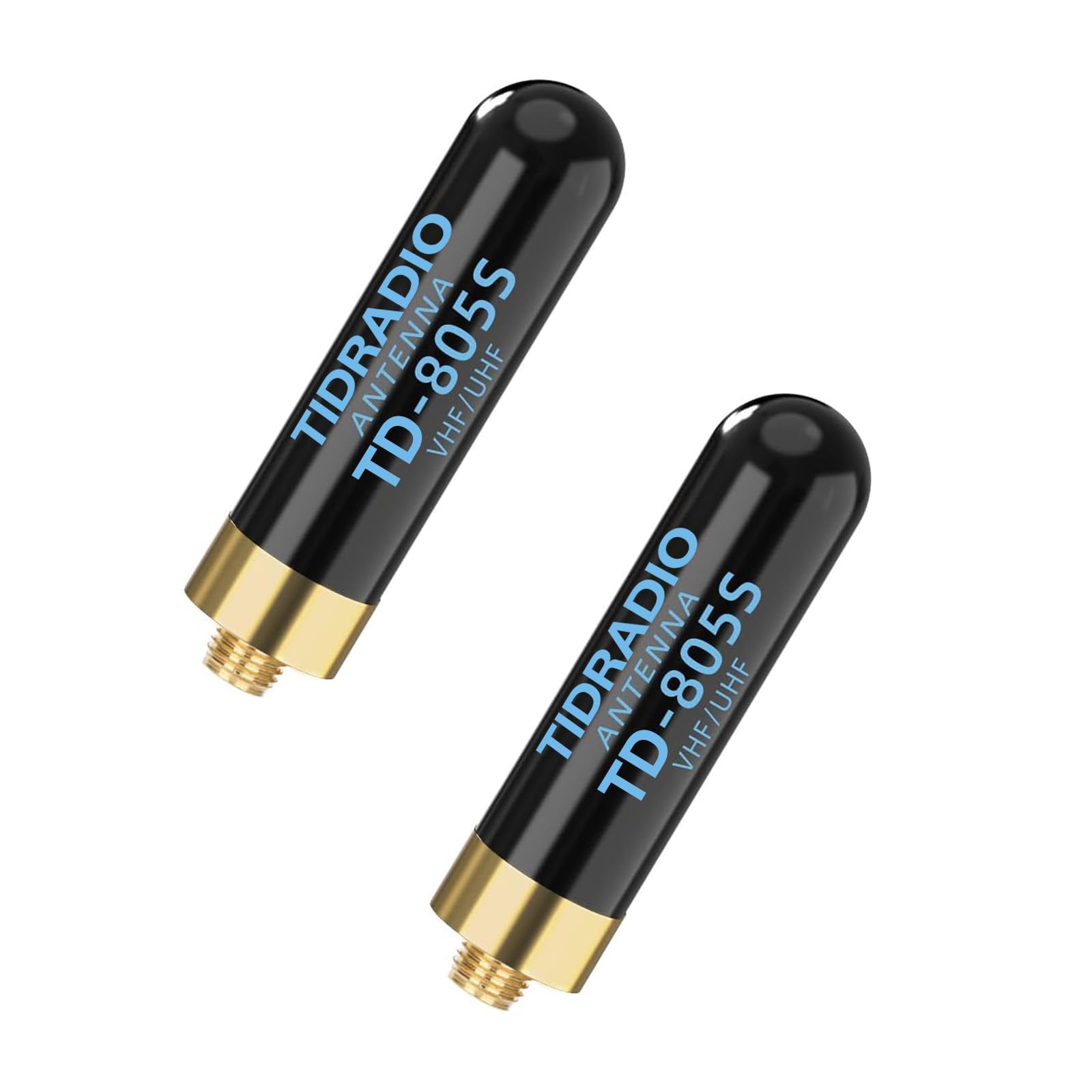 TIDRADIO TD-805S Ham Radio Short Antenna 1.96inch Enhanced Ver. Long Range Dual Band VHF/UHF 144/430Mhz Antenna for BAOFENG UV-5R,UV-5RM, RT-470X,GT-5R,UV-K5(8),TD-H8,TD-H3 Plus,UV-5RH,SMA-F, 2 Pack — view 6