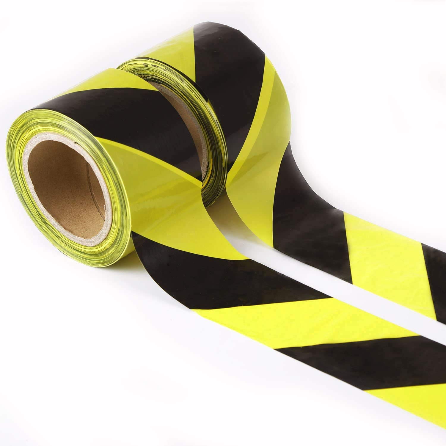 DARIT [Pack of 2] Non-Adhesive Hazard Warning Barrier Tape 50mmX200m Polyethene Tape Yellow & Black(Pack of 2) (B08J3VVM2Z) Amazon Price History, Amazon Price Tracker
