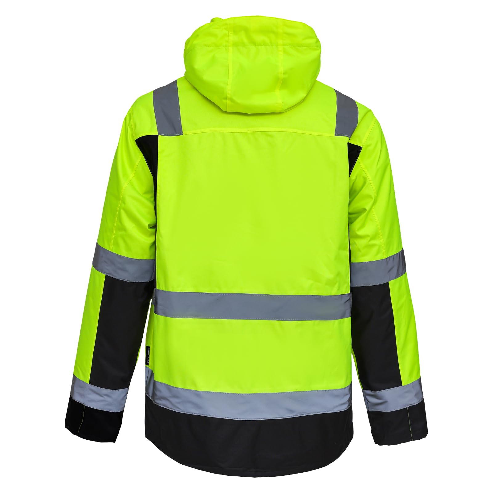 WORK IDEA Vielseitige 3-in-1 Arbeitsjacke mit Reflektoren - Wasserdicht, Winddicht, atmungsaktiv - Ideale Winter-Arbeitskleidung und Warnschutzjacke für alle Jahreszeiten