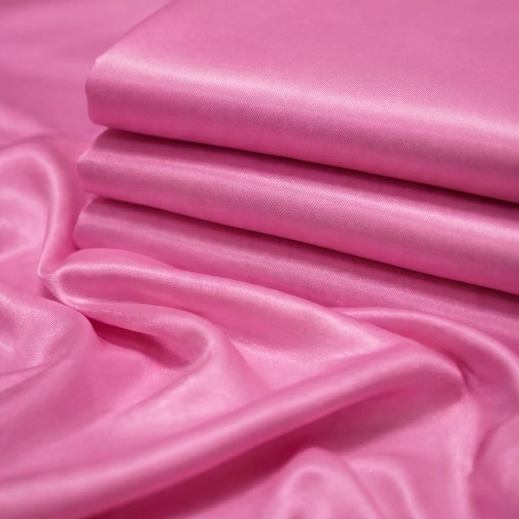Soimoi Polyester Satin Fabric – 56 Inch Wide, Soft Shiny Silky 100% Polyester Charmeuse Satin by 5 Yard – Ideal for Dresses, Blouses, Pajamas, Pillow Covers & DIY Sewing Craft-image-45