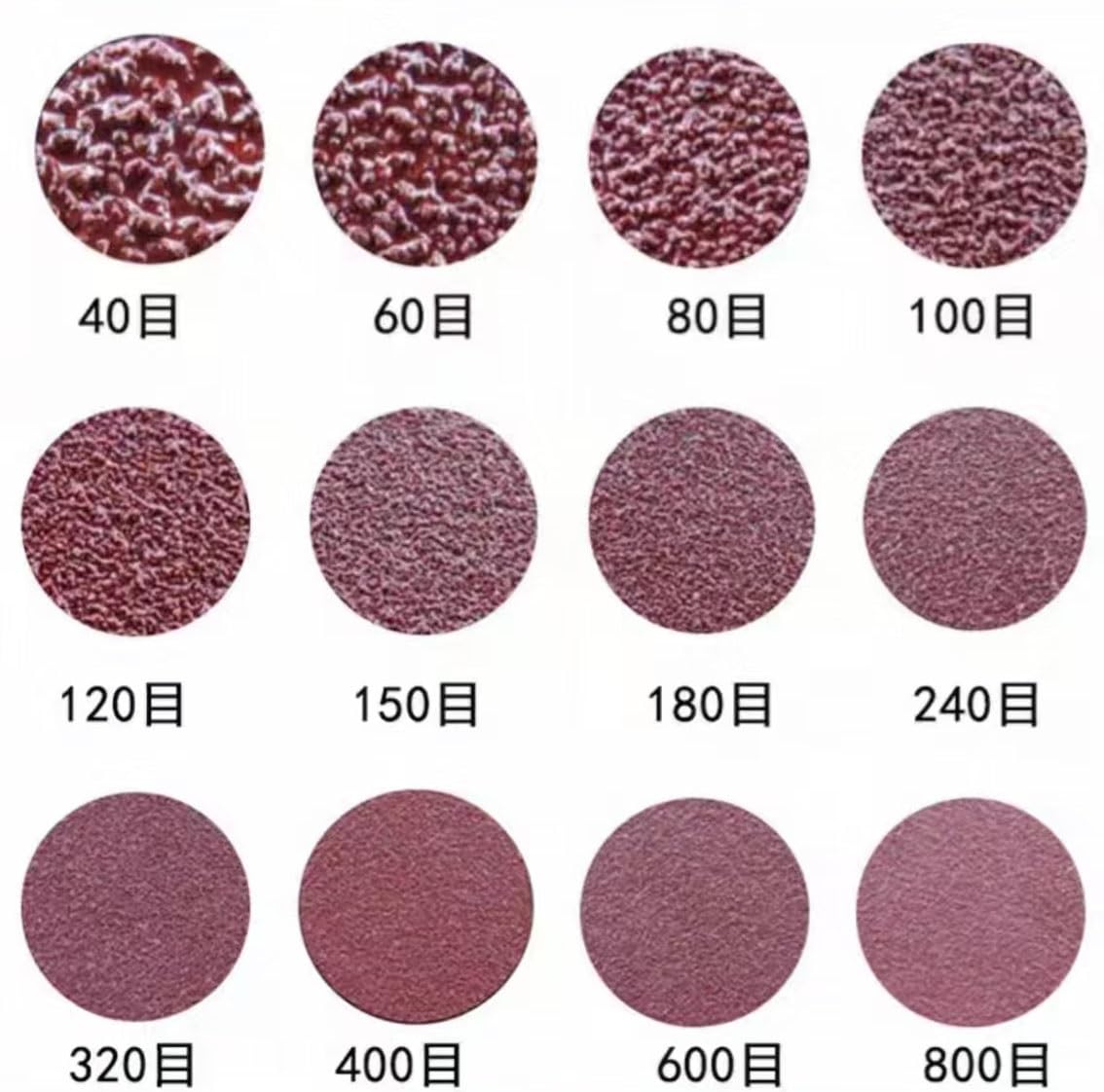 Taśmy szlifierskie 75x533 mm, 10 szt., zestaw pilników ściernych o ziarnistości 36-1000 do szlifierki taśmowej | Grit 60