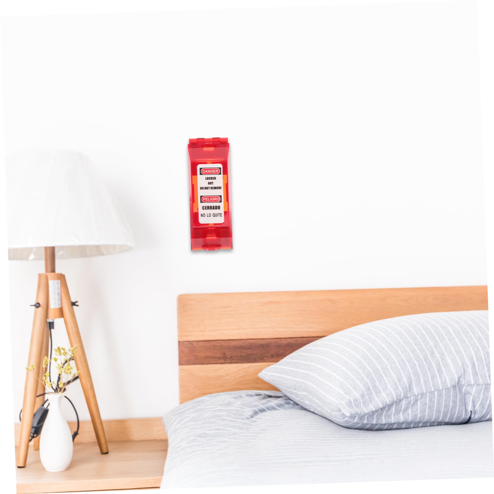 Homoyoyo Childproof Light Cover Wall Switch Lock Electric Switch Safety Lock Plate Cover Light Blocker Wall Guard