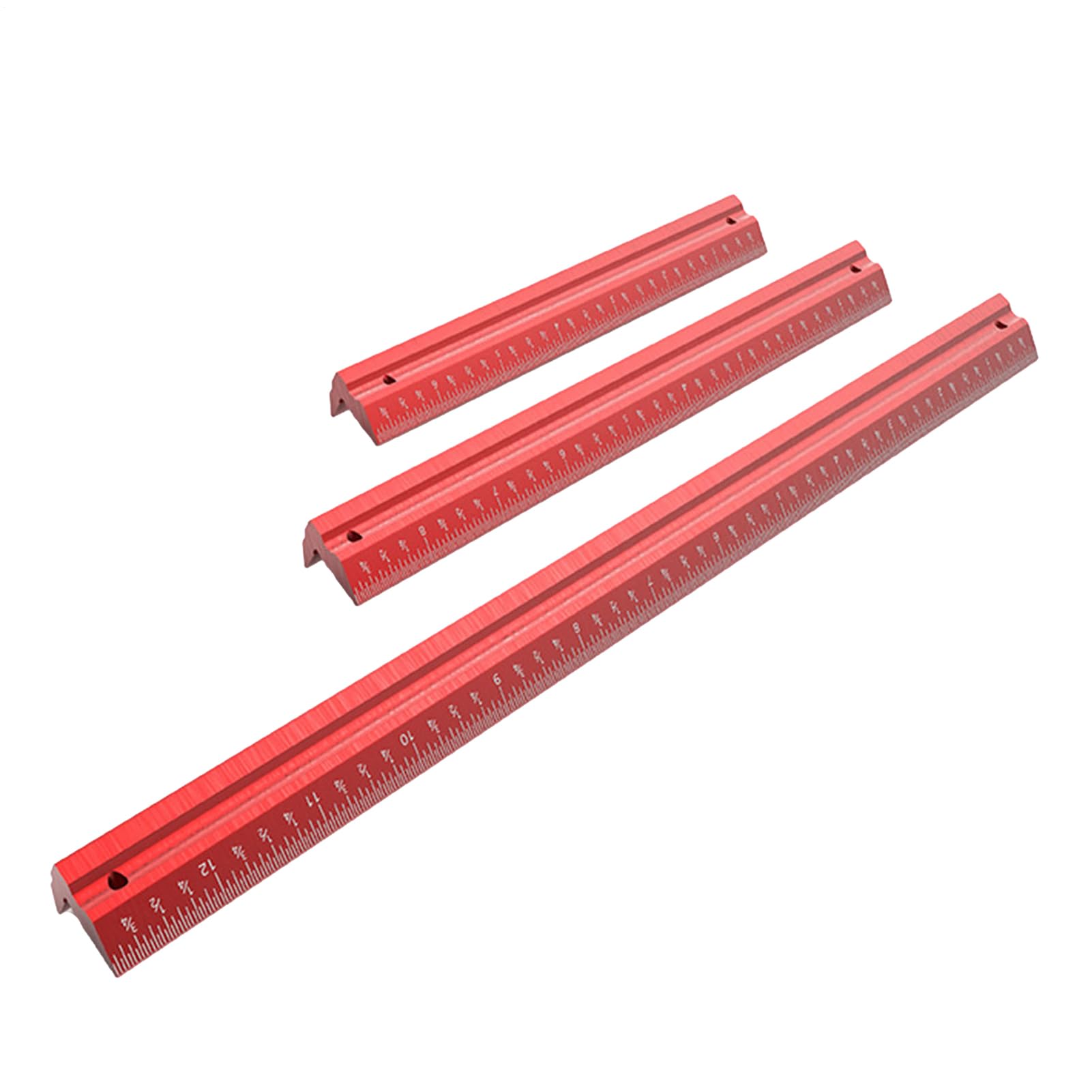 Architekten-Lineal, 3 Stück, robust