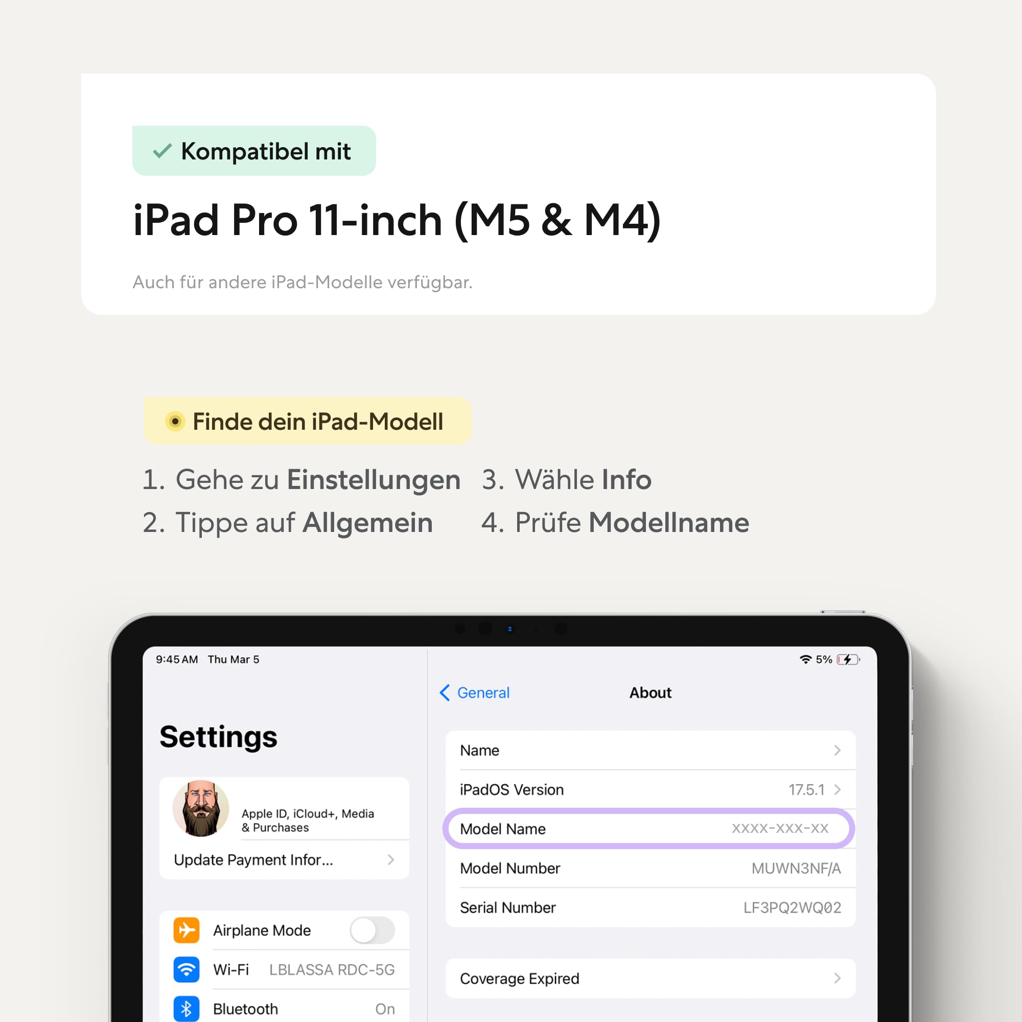 Paperlike® 3 Folie für iPad Pro 11" (M5,M4) | Das originale Papiergefühl, entwickelt für stress- und blasenfreie Installation (Butterfly), schützt die Pencil-Spitze