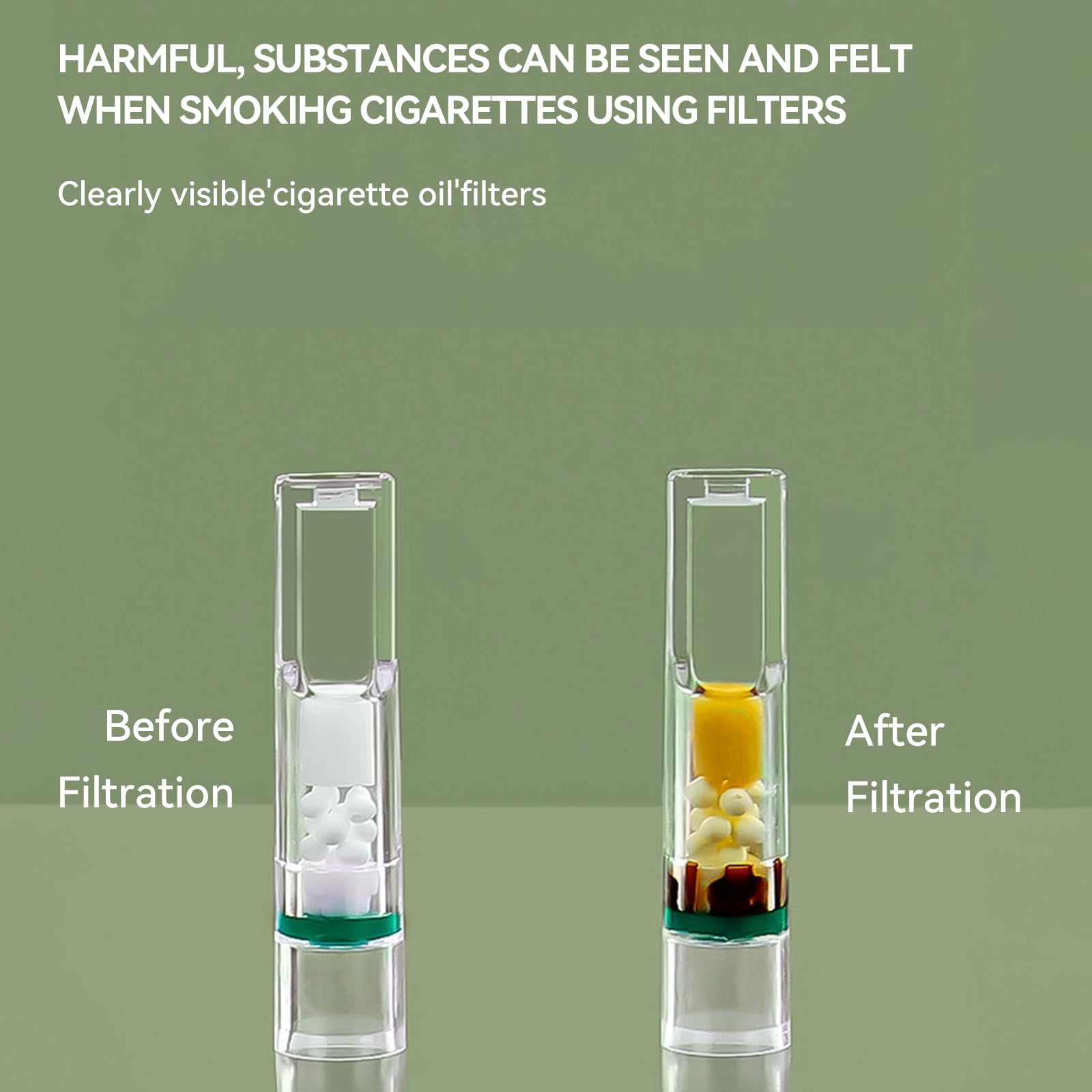 Filtri Di Sigarette Porta Filtro Per Sigaretta Trasparente Usa E - Foto 6