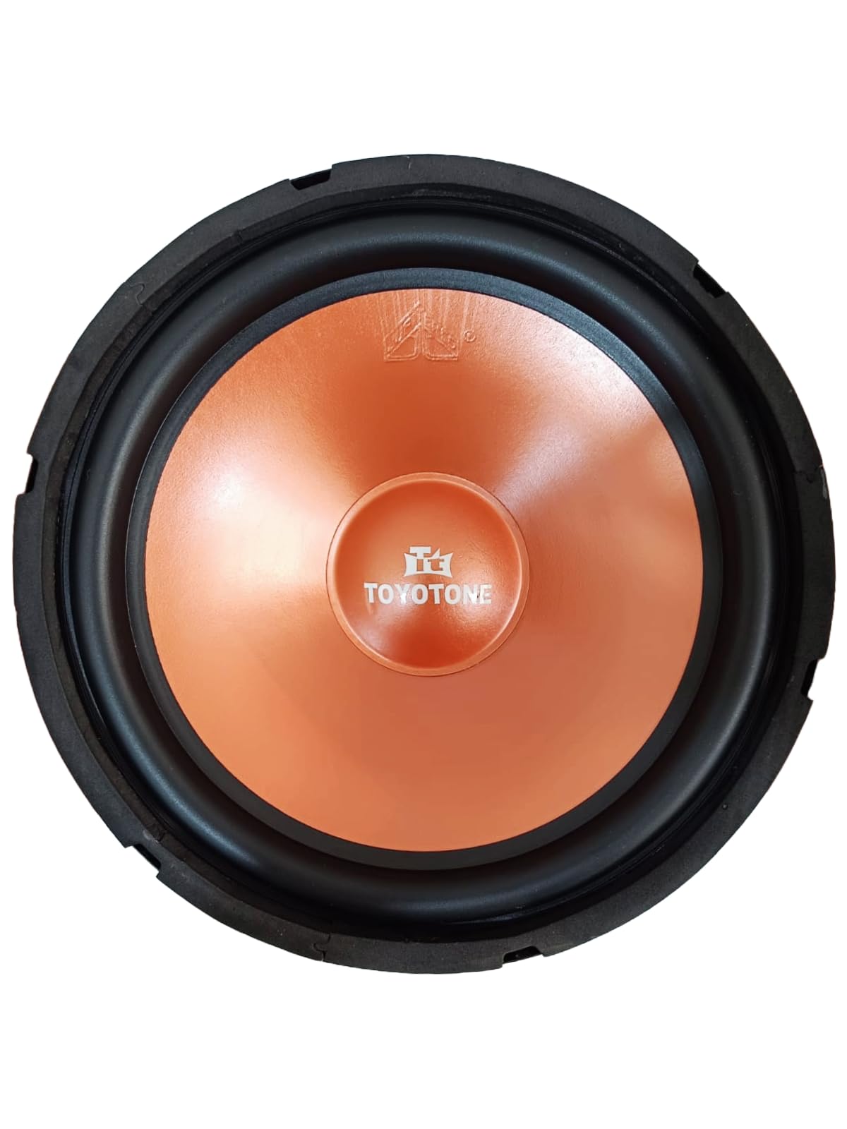 TOYOTONE 10" Woofer | 150W Power | 4-Ohm | Copper Color Water Proof Coated Paper Cone with Rubber Surround | Copper Coil | 120mm Magnet for Cars, Home Theatre, Bass Audio Systems & DIY Projects