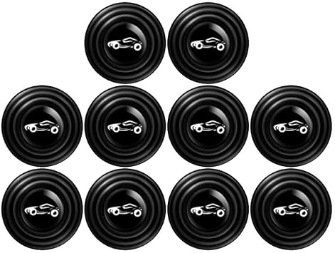 10pcs Car Door Anti-Collision Silicone Pad Anti- Closing Door Stickers Soundproof Buffer Gasket Auto Accessories