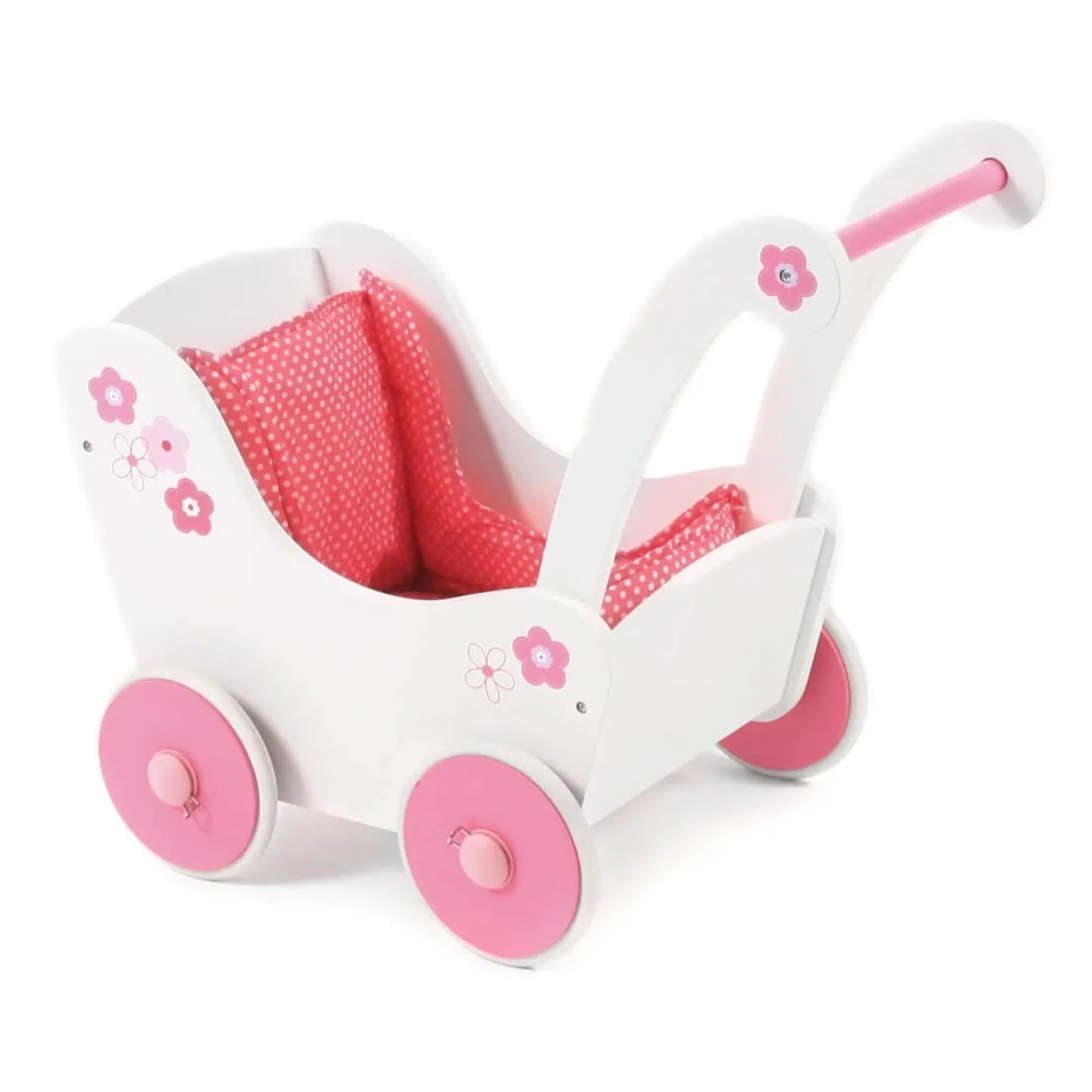 Bayer Chic 2000 425 99 - Holz-Puppenwagen Fiori, 55 x 31 x 45 cm