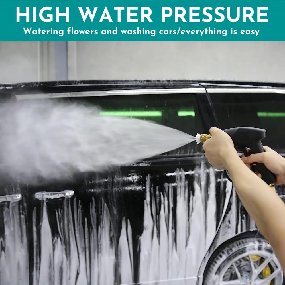Pressure Washer Gun,Jet Wash Gun,Professional 4350 PSI 1/4" Quick Release Jet Wash Gun with 5 Nozzles & Safety Lock (M22-14mm/Karcher K1-K7 Compatible) - Image 2