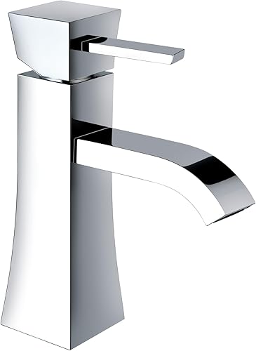 Ancona AN0421-0008 Alessia Grifo de baño de una sola palanca de 1 agujero en cromo