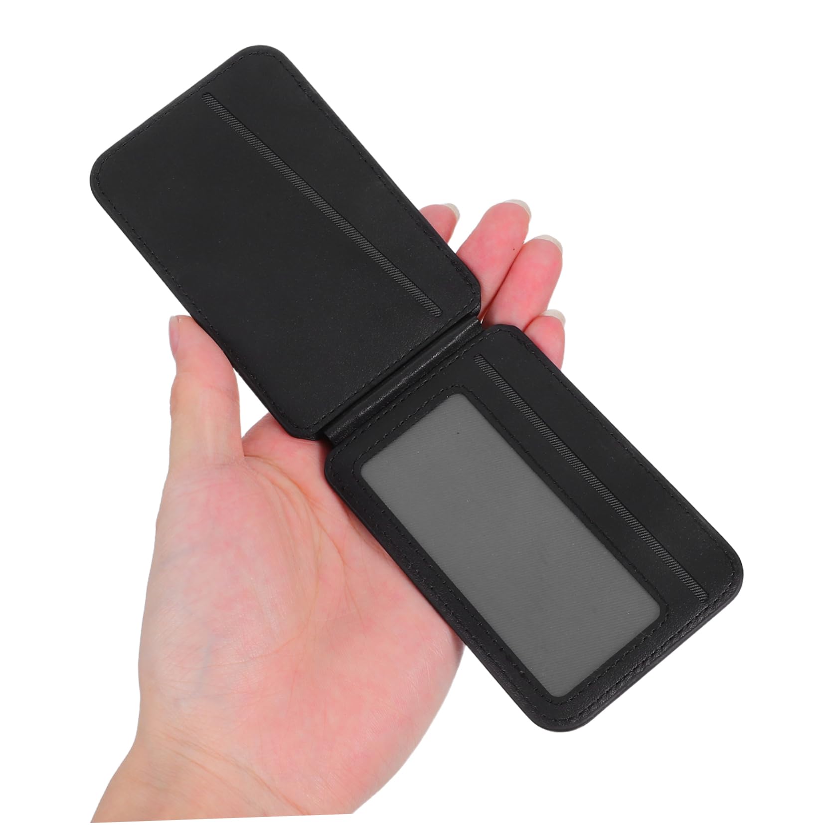 Supporto Magnetico Per Smartphone Con Portacarte Pieghevole Custodia Per Carte Di Credito e Id Con Chiusura Magnetica Per Uso Quotidiano e Visione Comoda