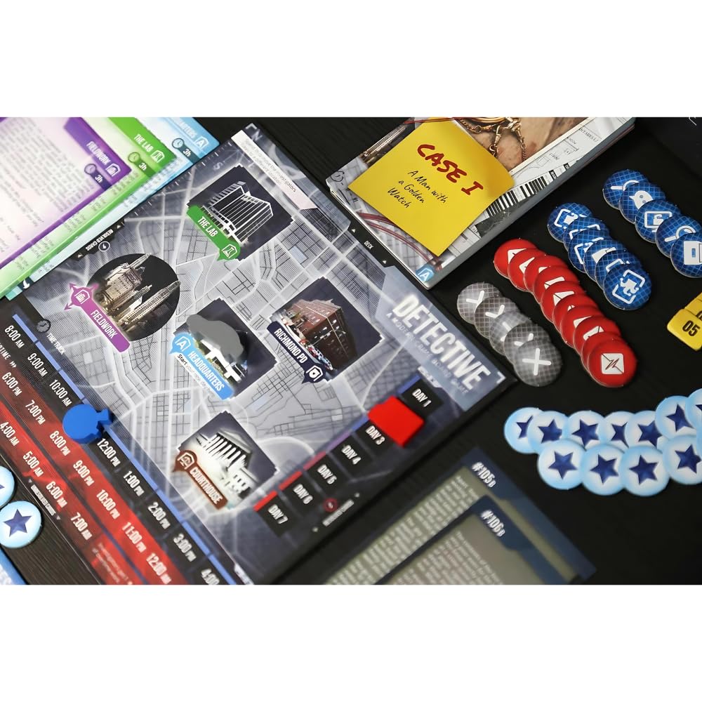 Portal Games POG1375 Detective: A Modern Crime Board Game, Multicoloured