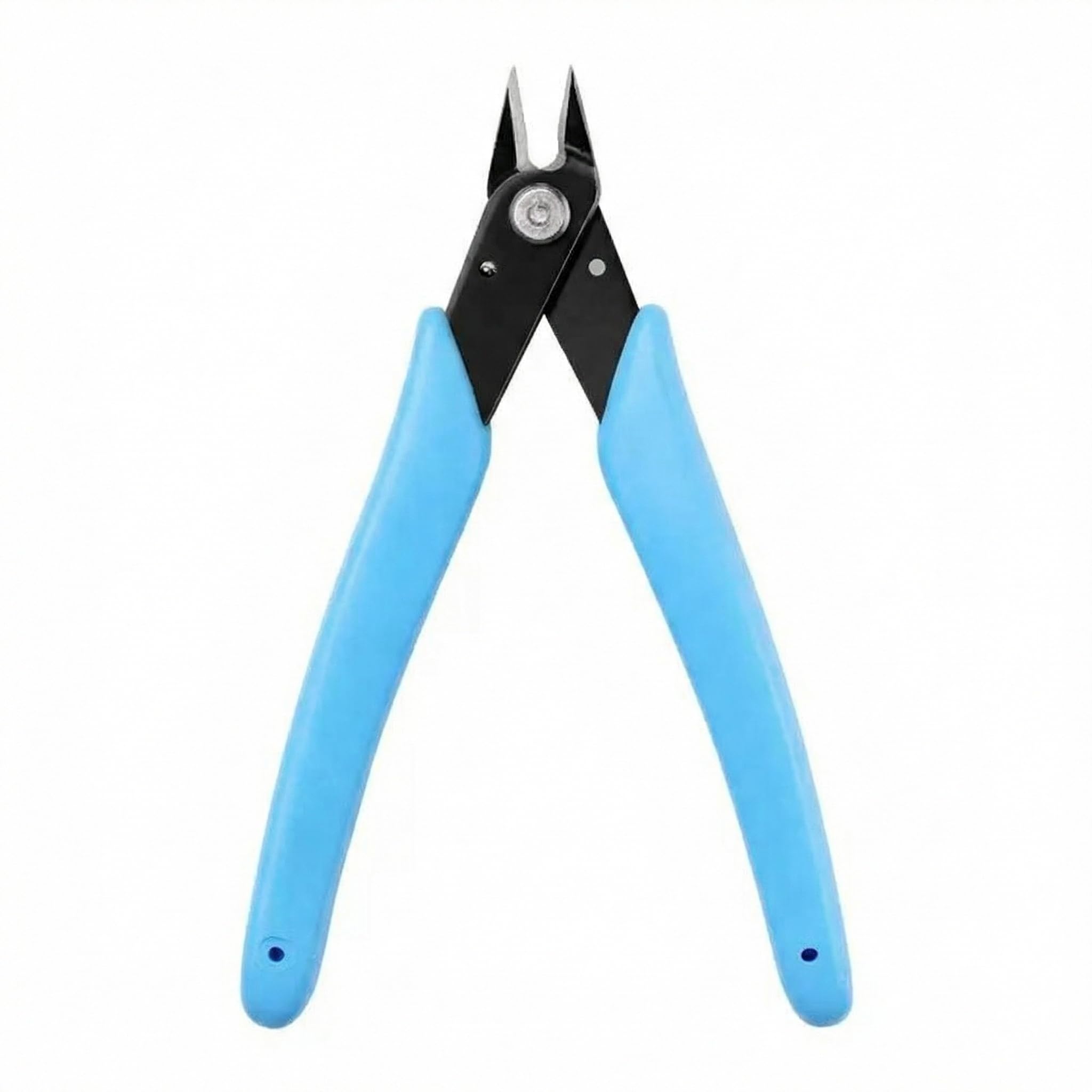 Small Nail Removal Tool Blue Stainless Steel Nail Decoration Pliers for Lifting Stones and Metal Accents Fine Tip