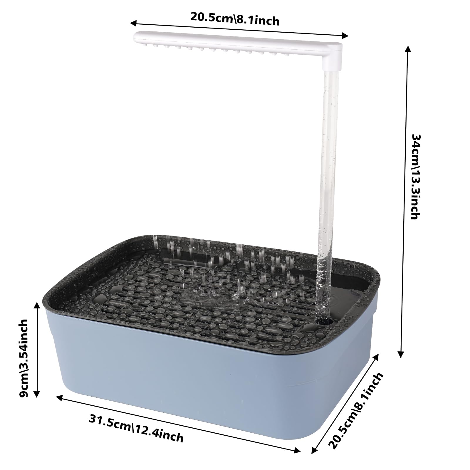 Automatic Bird Bath for Cage Indoor Parrot Bath with Shower Water Circulated Controller Bird Cage Accessory for Parakeets Cockatiel African Grey Lovebird - image 5