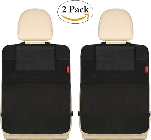 Miniatura 2 de Organizador de asiento trasero de automóvil de alta calidad con soporte para tableta de 10 pulgadas, bolsillo extragrande, parte superior