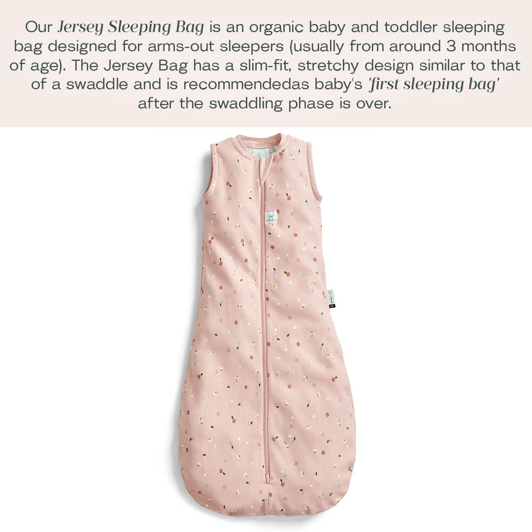 ergoPouch 0.2 Tog Jersey Sleeping Bag, Arms-Out Baby Sleep Sack, Ideal Transition from Swaddling - Image 2