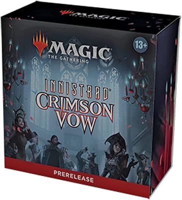 Card Game Magic: The Gathering Prerelease Kit: MTG Innistrad Crimson Vow - 6 Packs, Promos, Dice