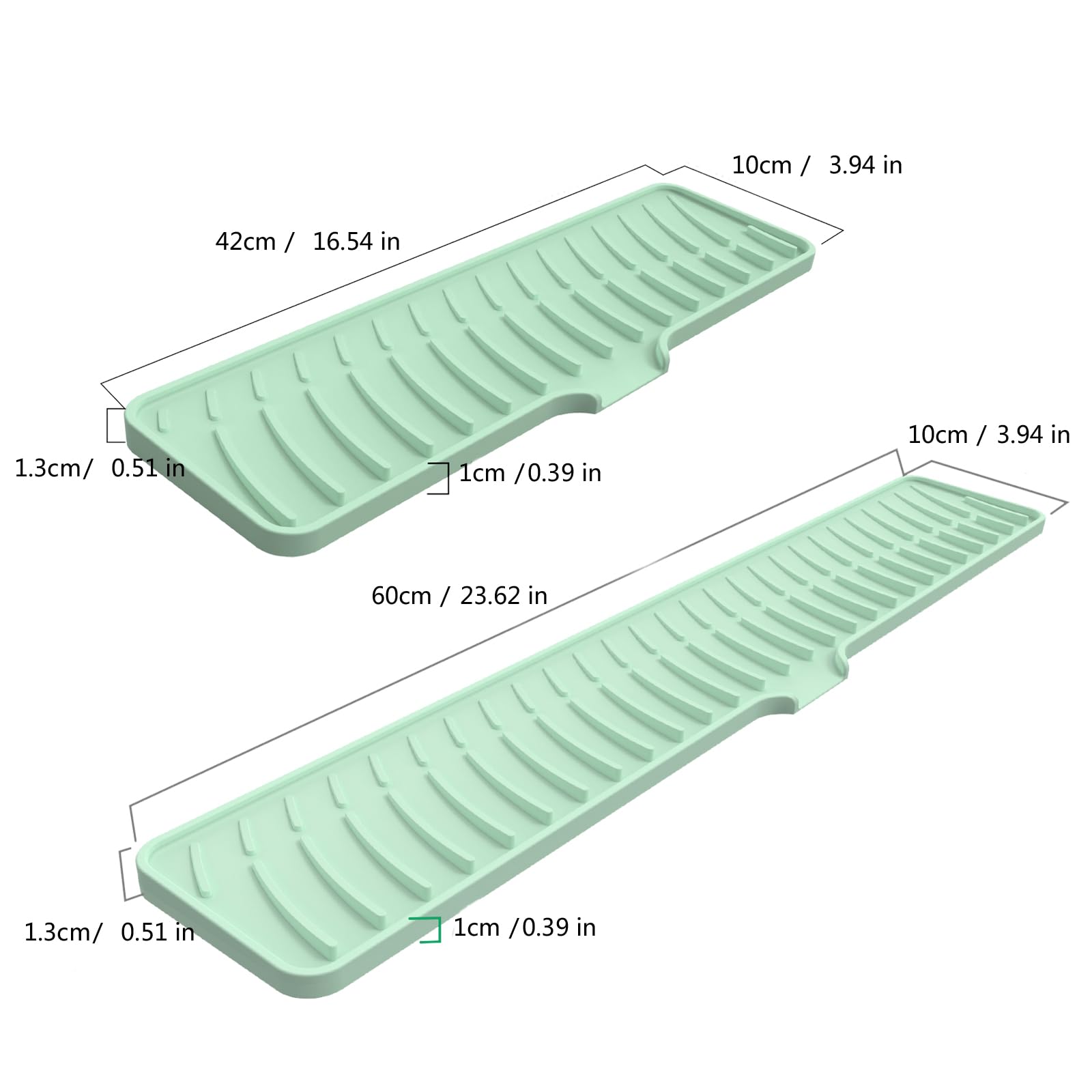 Esterilla de silicona multifunción para grifo, alfombrilla de drenaje antideslizante, grifo de cocina, accesorios para fregadero de cocina, accesorio grande para fregadero