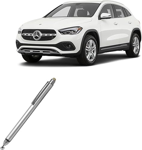 BoxWave Stylus Pen Compatible with Mercedes-Benz 2021 GLA Display (7 in) - DualTip Capacitive Stylus, Fiber Tip Disc Tip Capacitive Stylus Pen -
