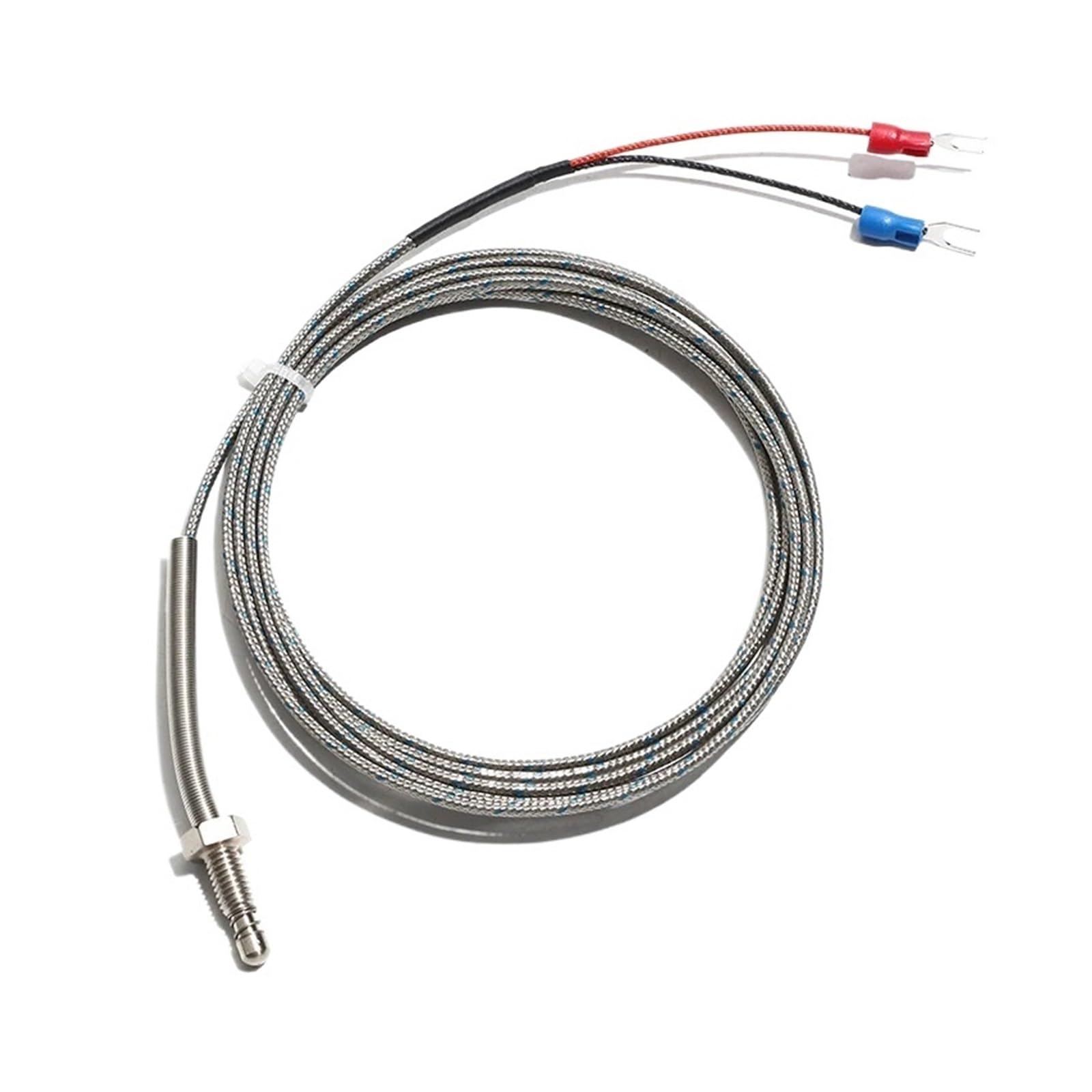 1PC K/E/J-typ PT100 typ M8*1.25 termopara śrubowa WRNT-02 czujnik temperatury sondy do sterownika przemysłowego