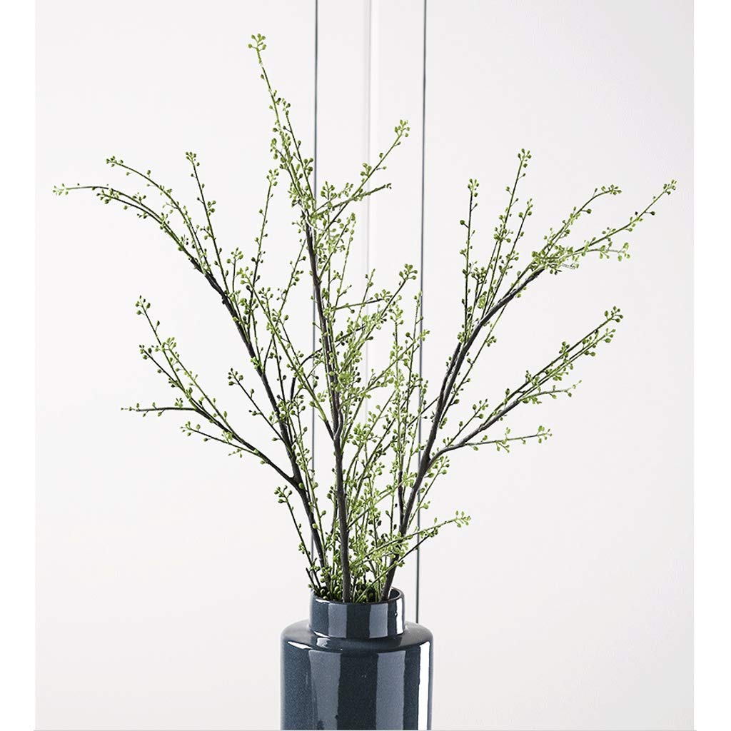 GCX- Falso Judía Azuki Fruta Long Branch simulación del Ramo de la Sala de Estar decoración del Piso de Vector Florido Configuración de Flor de la Planta decoración del Ornamento Permanente