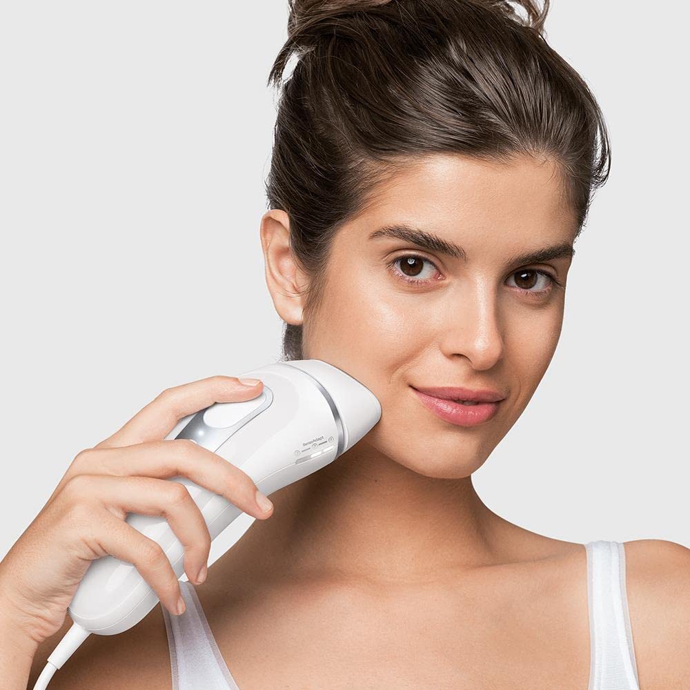 Braun | PL3233 Silk-expert Pro 3 IPL | Epilierer | Lebensdauer der Glühbirne (Blitze) 300.000 | Anzahl der Leistungsstufen 3 | Weiß/Silber