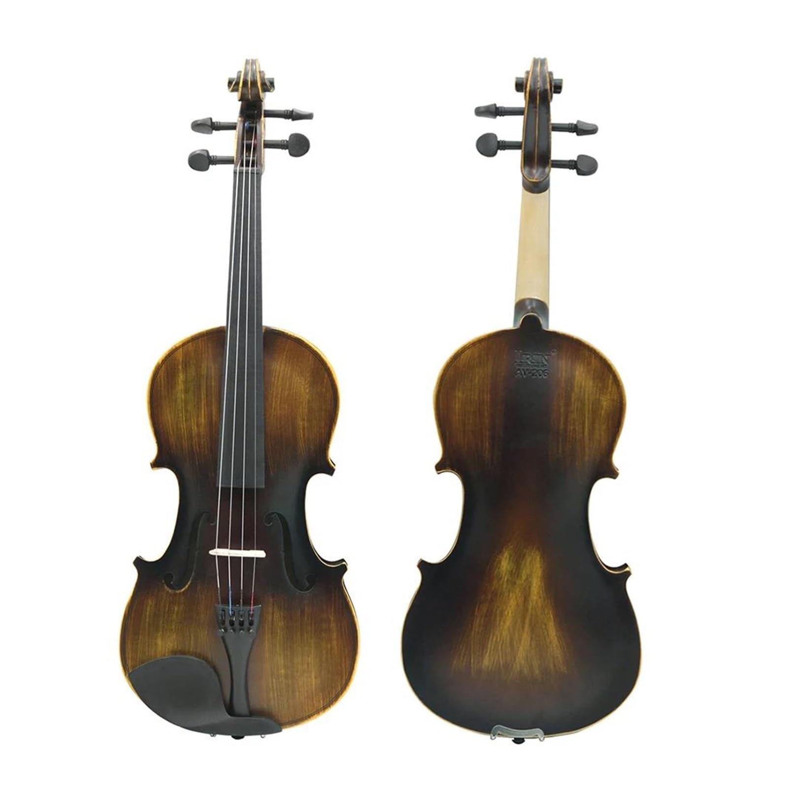 4/4 Skrzypce Akustyczne Vintage Matte Basswood String Instrument Z Futerałem I Akcesoriami Do Smyczka Instrumenty Strunowe Skrzypcowe