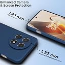Pikkme Back Cover for OnePlus 13R 5G | Slim Soft Matte Silicone Cover with Camera Protection & Shockproof Bumper Case (Blue) gallery image