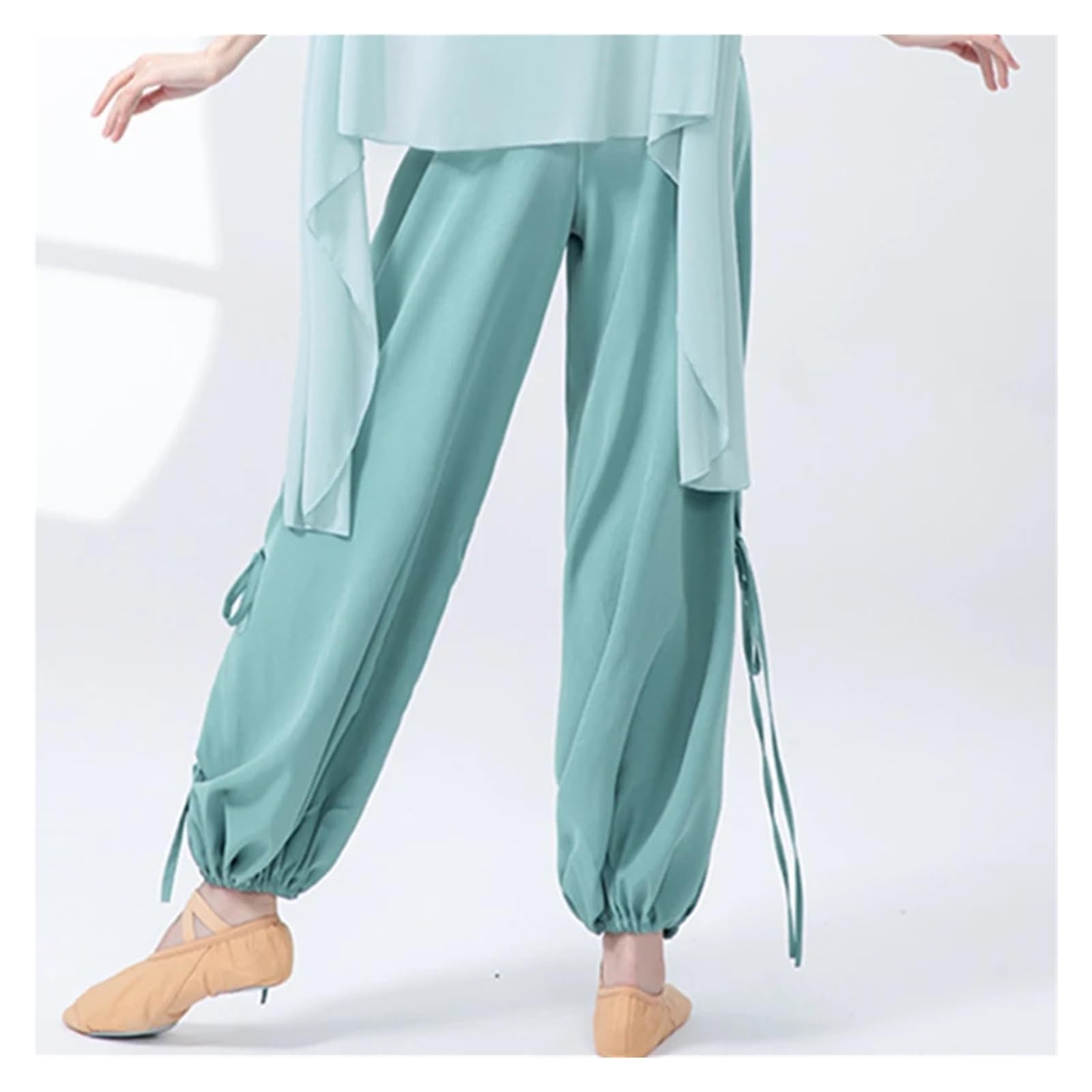 Pantalones de Danza Moderna Pantalones de Danza Moderna for Mujer, Pantalones Largos con Cintura elástica, Trajes práctica clásica, Ropa Informal Diaria Yoga para el Escenario