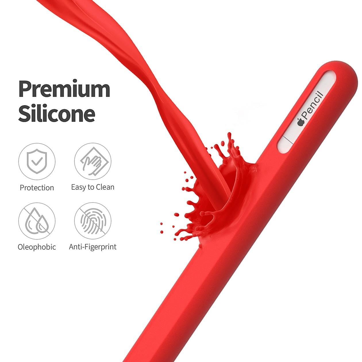 Apple Pencil Silicone Sleeve - Lavender Purple -4