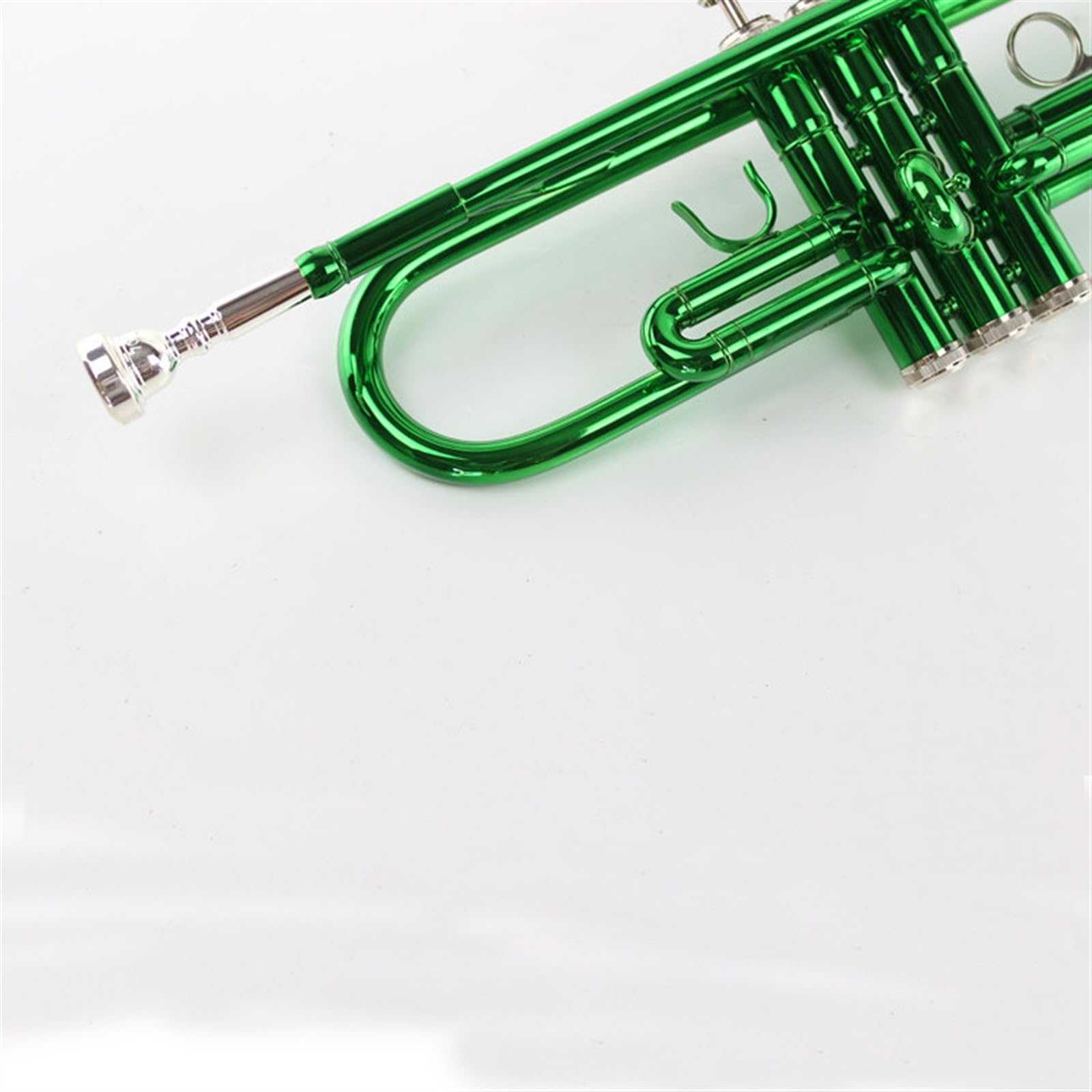 Standard Trompeten Anfänger Grün B Trompete Instrument Edelstahl Professionelle Messing Satten Ton