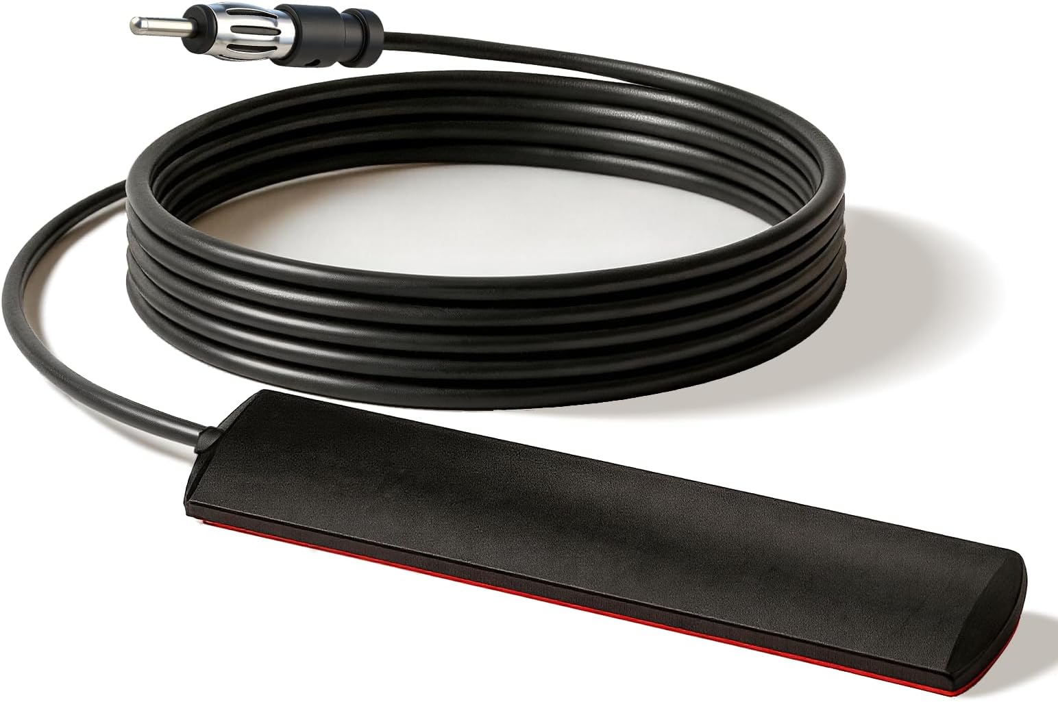 Bingfu Car FM Radio Antenna Aerial Universal Car Stereo Antenna DIN Plug Hidden Windshield Paste with 3Meter/ 9.84ft Extension Cable for Vehicle Auto Truck SUV Radio HD Audio Stereo Receiver Tuner
