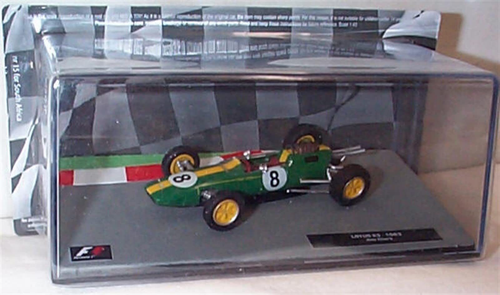 Eaglemoss Lotus 25 1963 Jim Clark F1 Collection vehicle 1.43 scale diecast model