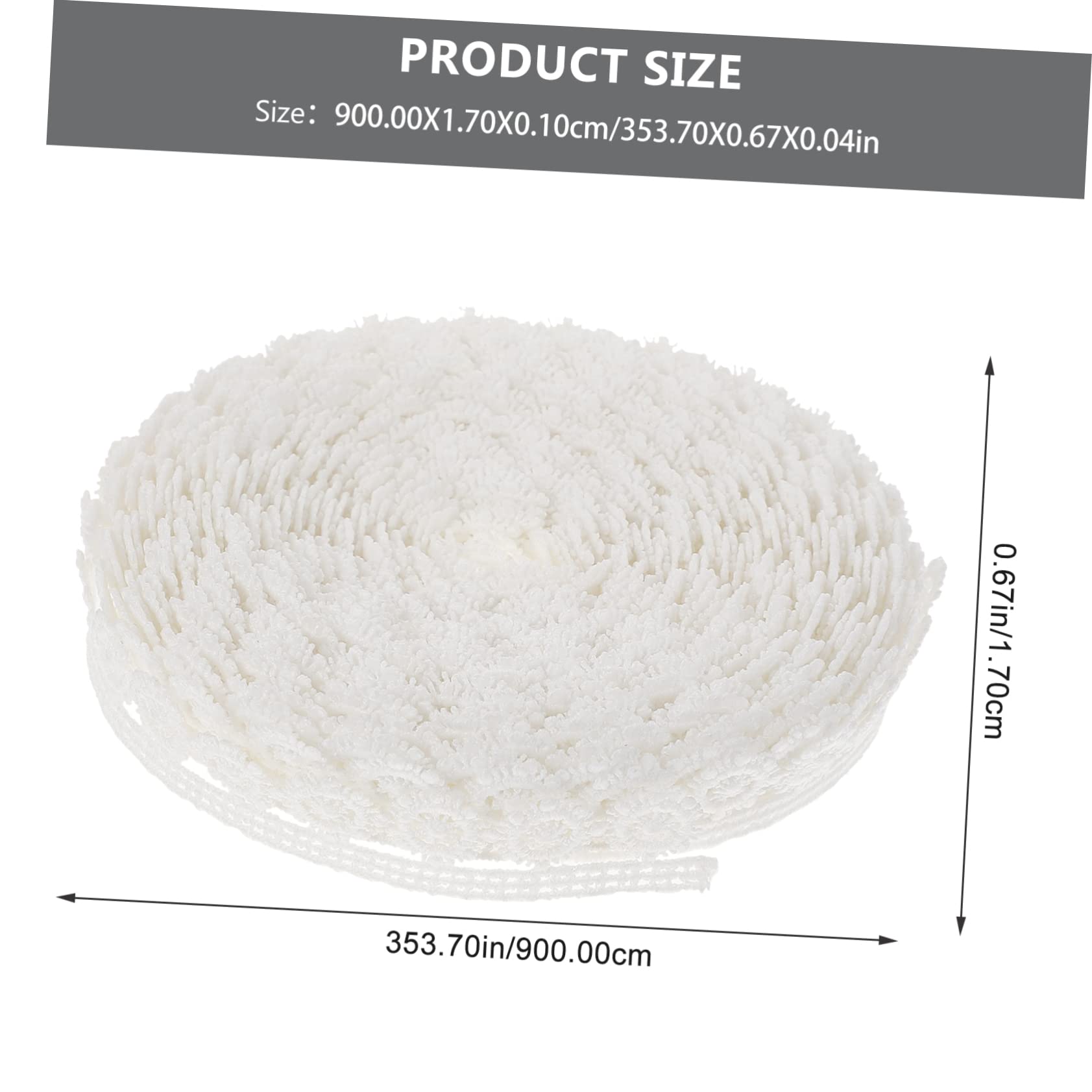 SHINEOFI 3rotoli Nastro Di Pizzo Da Cucire Tessuto Decorativo Per Per Abbigliamento Accessori e Matrimonio Facile Da Utilizzare e Personalizzare Di Artigianale