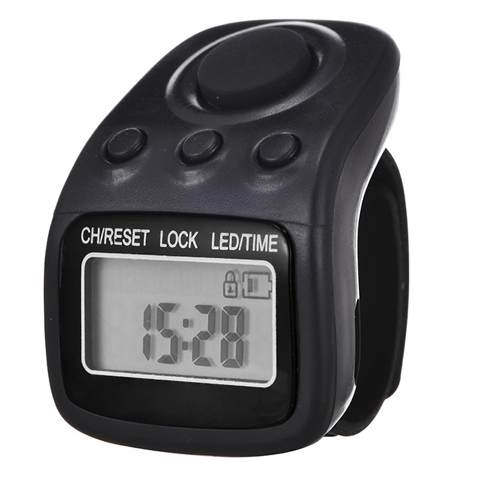LED Digital Counter Clickers 6 Channels with Backlit Time Display 6 Digit Finger Counter Handheld Tasbeeh