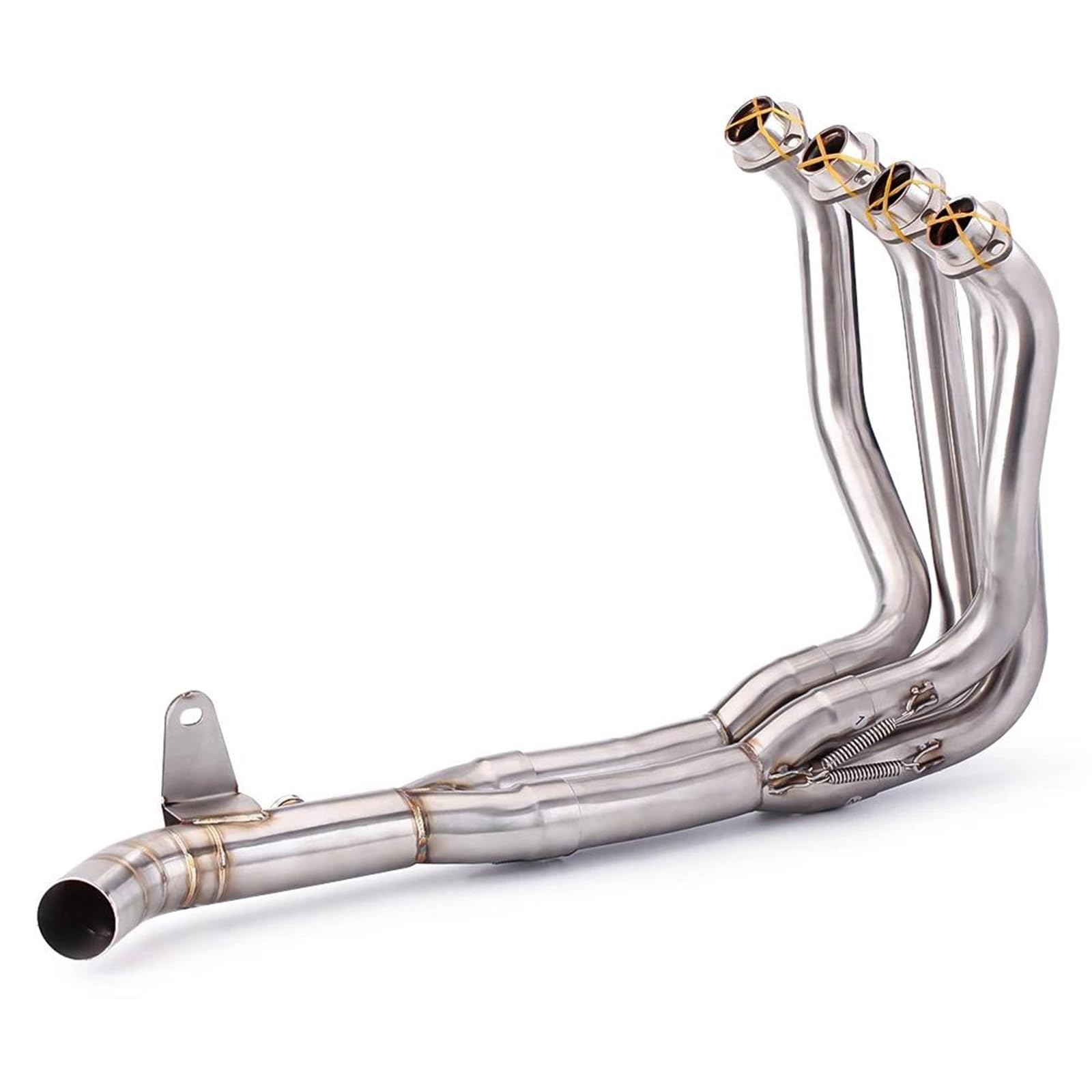 Système D'échappement Complet Moto pour Kawasaki Z900 Z 900 2017 2018 2019 2020 2021 Silencieux Collecteur Avant Tube À Enfiler