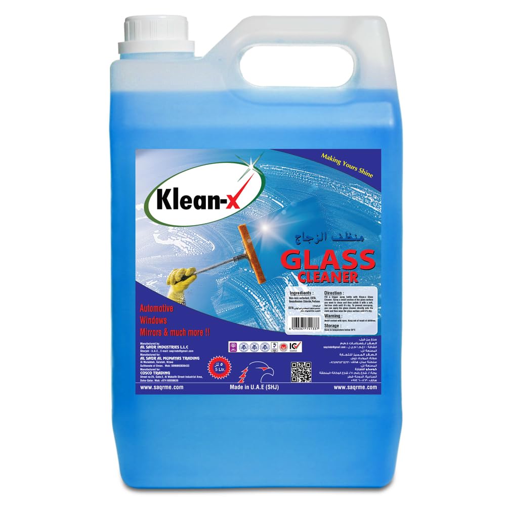 Automotive Cleaner - Crystal Clear Shine for Windows, Mirrors & More!