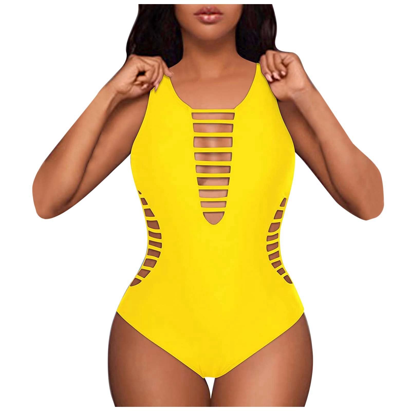 Costume da Bagno con Collo Particolare, Spalline Colorate, Retro a Triangolo, Design audace e colorato.