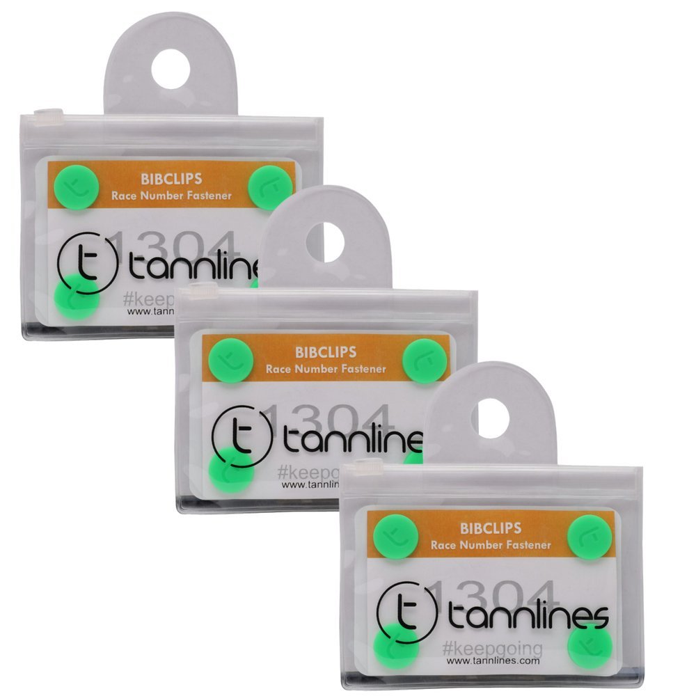 Tannlines BibClips(Set of 6 Clips) - Marathon Race Number Fastener, Pack of 3 | Say No to Safety Pins | No Making Holes on Your Running Top | Patented Design (Green)-picture-36