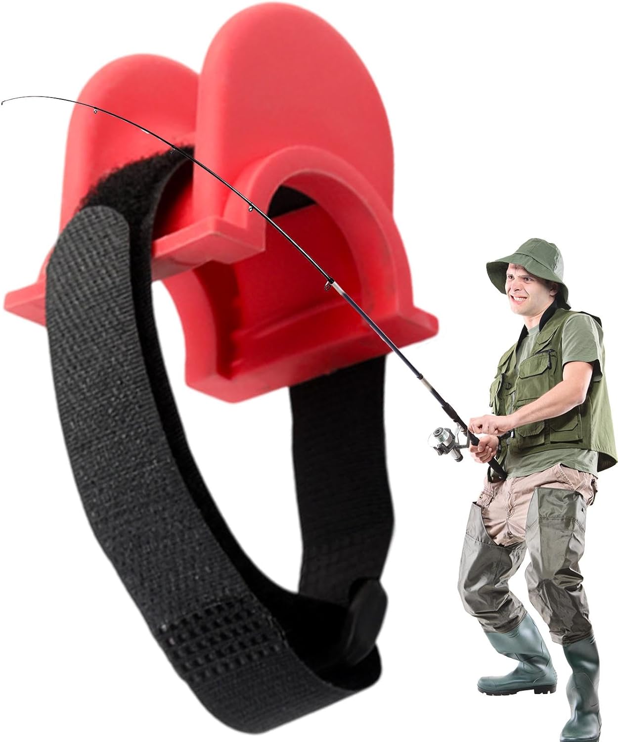 Fishing Pole Holders, Fishing Rod Holders , Portable Fishing Rod Bracket Stand, Fishing Gear Supplies Fishing Rod Holder, Fishing Rod Support Bracket, Good Protection For Boat Handrail 7 615z9Nq2PUL. AC SL1500